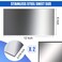 Funrous 2 Pcs 2 Pcs 304 Stainless Steel Sheet