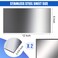 Funrous 2 Pcs 2 Pcs 304 Stainless Steel Sheet
