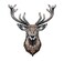 Sourcemall Embroidered Iron on Patches Applique, Deer Patches