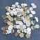NUO RUI Hexagonal 1/2 &euro;&trade;&acirc;&euro;&trade; Mirror Mosaic Tile Mini Hexagon Mirror for Craft Project 200 Pcs (Silver)