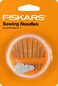 Fiskars 30-Piece Sewing Needle Set with Threader, Assorted Needles