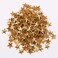 Beadsland Hotfix Iron On, Flat Back Stars Studs - 1/4" Flatback Glue on Studs 500pcs (Gold, 8x8mm)