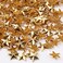 Beadsland Hotfix Iron On, Flat Back Stars Studs - 1/4" Flatback Glue on Studs 500pcs (Gold, 8x8mm)