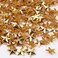 Beadsland Hotfix Iron On, Flat Back Stars Studs - 1/4" Flatback Glue on Studs 500pcs (Gold, 8x8mm)
