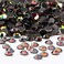 beadsland Crystal Hotfix Rhinestone,Machine Cut Stone 1440pcs/pkg (Rainbow,SS10/3mm)