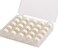 Simthread 25pcs Size A SA156 60WT Prewound Bobbin Thread - White