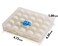 Simthread 25pcs Size A SA156 60WT Prewound Bobbin Thread - White