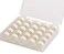 Simthread 25pcs Size A SA156 60WT Prewound Bobbin Thread - White