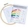Dimensions 72-76109 Rainbow Needlepoint Embroidery Kit with 6'' Bamboo Hoop