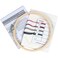 Dimensions 72-76190 Need Glasses Counted Cross Stich Kit, 14 White Aida, 6" Diameter
