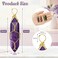 Sureio 18 Pcs Natural Crystal Pendant Hexagonal Pointed Wire Wrapped