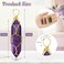 Sureio 18 Pcs Natural Crystal Pendant Hexagonal Pointed Wire Wrapped