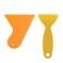 Tegg Rubber Clay Tools Solid Acrylic Clay Rollers with Sheet Backing Board Assisted Shovels for Rubber Clay Ultra-Light Clay DIY Making