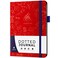 Clever Fox Dotted Journal, Blank A5 Notebook, Project Planner, Wine Red