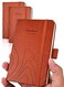 AISBUGUR Pocket Notebook 3.7" x 5.7" Small Notebook 2 Pack, Brown