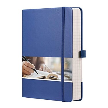 EMSHOI Graph Grid Journal Notebook, 256 Pages, A5 Size (5.7'' x 8.3'')