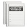 Bright Creations Carbonless Laboratory Notebook with 100 Sheets, Engineering Paper (8.5x11 In, 2 Pack)