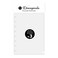 Discagenda Clear Zip Pocket 2nd Edition] A5 (5.8x8.3in), 3 Pack for Discbound Planner Personal Organizer