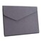 Enyuwlcm PU Leather A4 File Folder Document Holder Waterproof Portfolio Envelope Folder Case with Invisible Magnetic Closure Gray