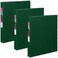 Avery Durable 3 Ring Binder, 1" Slant Rings, 3 Green Binders