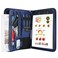 ProCase Portfolio Business Padfolio Folder with Zipper -Navy
