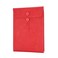 Enyuwlcm PU Leather A4 File Folder Document Holder Filing Envelope Project File Portfolio with String Tie Closure 3/4 Inch Expansion Red