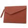 Enyuwlcm PU A4 Leather File Folder Document Holder Folder Stylish Portfolio Envelope Case with Strap and Invisible Magnetic Closure (Brown)