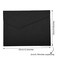 Enyuwlcm PU A4 Leather File Folder Document Holder Folder Stylish Portfolio Envelope Case with Strap and Invisible Magnetic Closure (Black)