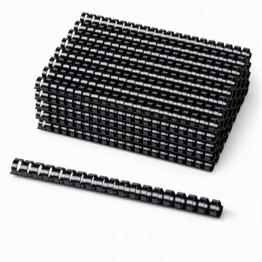 Binding Combs 100 Pack, 3/4 Inch Plastic, Holds 150 Sheets - Performore