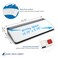 Audio-Visual Direct White Glass Desktop Notepad Set - Dry Erase Board with Marker, Eraser &amp; Sticky Notes -