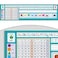 Really Good Stuff Zaner-Bloser Desktop Reference Nameplates, 24-Pack