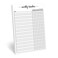 321Done Weekly Tracker Notepad, 5.5x8.5 Inches, 50 Sheets, Sunday Start