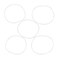 BQLZR 5pcs Elastic Bands Replacement for U87 Microphone Mount Holder Clamp Clip Gray