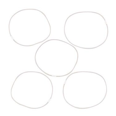 BQLZR 5pcs Elastic Bands Replacement for U87 Microphone Mount Holder Clamp Clip Gray