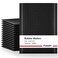 Fuxury Bubble Mailers 6x10" 100Pack Black Padded Envelopes Usable Size 6x9