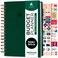 Clever Fox Budget Planner &amp; Monthly Bill Organizer, Medium Dark Green