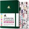 Clever Fox Planner 2.0, A5 Undated Weekly &amp; Monthly Notebook, Forest Green