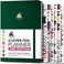 Clever Fox Planner 2.0, A5 Undated Weekly &amp; Monthly Notebook, Forest Green