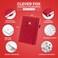 Clever Fox Planner 2.0, A5 Undated Weekly &amp; Monthly Notebook, Red