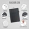 Clever Fox Password Book, Alphabetized Username Notebook Medium Mystic Gray