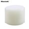 Maxtek 25 Pack Slim Clear Transparent Round Clam Shell CD DVD Case Holder with Lock, Single Disc Capacity