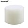 Maxtek 25 Pack Slim Clear Transparent Round Clam Shell CD DVD Case Holder with Lock, Single Disc Capacity