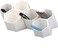 BTSKY Hexagonal Creative Pen Holder, Pen Container, Brush Pot, Combination Desktop Storage Organizer, Creative Hanging Planter Holder Multifunctional Wall-Mounted(White)