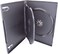 Maxtek 10 Pack Standard 14mm Black 3 Disc CD &amp; DVD Cases with Hinged Flip Tray and Outer Clear Sleeve.