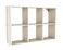 ClosetMaid 5430 Mini 6-Cube Desktop or Wall Mount Organizer, Bleached Walnut