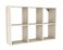 ClosetMaid 5430 Mini 6-Cube Desktop or Wall Mount Organizer, Bleached Walnut