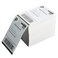 4 Stacks Fanfold 4" x 6" Direct Thermal Labels, 1000 Labels Per Stack, White Perforated Shipping Labels, Permanent-Adhesive, Compatible Zebra, Rollo Thermal Label Printer