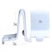 20 Pack Rok Hardware Adjustable Steel White Pilaster Shelf Support Clip