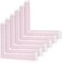 Frienda 4 Pieces L Ruler Clear Plastic Right Angle Measuring for Sewing