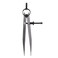 Utoolmart Wing Divider Compass Adjustable Lockable Tungsten Steel Spring Leather Scriber Rotating Craft Marking Tool for Leather Working